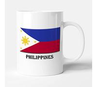 Victorian Printing Co - Mug showing The Flag of The Philippines, Ceramic, 11fl.oz.