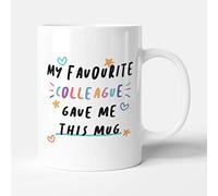 Victorian Printing Co - My Favourite Colleague Gave Me This Mug - Funny Birthday Gift Mug, Ceramic, 11fl.oz.