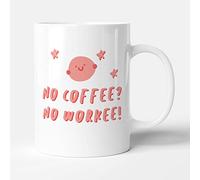 Victorian Printing Co - No Coffee? No Workee! - Gift Funny Work Mug, Ceramic, 11fl.oz.