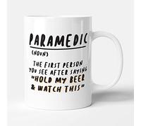 Victorian Printing Co - Paramedic Definition - Gift Funny Mug, Ceramic, 11fl.oz.