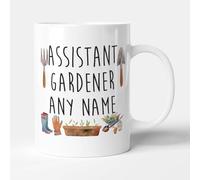 Victorian Printing Co - Personalised Assistant Gardener - Gardening Gift Mug, Ceramic, 11fl.oz.