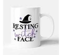 Victorian Printing Co - Resting Witch Face - Funny Gift Halloween Mug, Ceramic, 11fl.oz.
