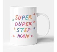 Victorian Printing Co - Super Duper Step Nan - Gift Funny Grandma Mug, Ceramic, 11fl.oz.
