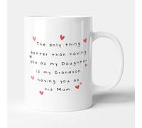 Victorian Printing Co - The Only Thing Better Than Having You As My Daughter - Gift New Mum Grandson Mug, Ceramic, 11fl.oz.