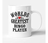 Victorian Printing Co - The Worlds Greatest - Bingo Player - Mug, Ceramic, 11fl.oz.