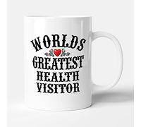 Victorian Printing Co - The Worlds Greatest - Health Visitor - Mug, Ceramic, 11fl.oz.