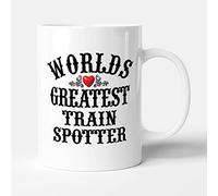 Victorian Printing Co - The Worlds Greatest - Train Spotter - Mug, Ceramic, 11fl.oz.