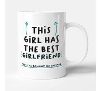 Victorian Printing Co - This Girl Has The Best Girlfriend - Anniversary Mug, Ceramic, 11fl.oz.