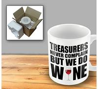 Victorian Printing Co - Treasurers Never Complain But We Do Wine Mug, Ceramic, 11fl.oz.