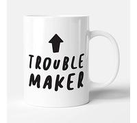 Victorian Printing Co - Trouble Maker - Funny Gift Mug, Ceramic, 11fl.oz.