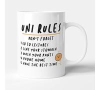 Victorian Printing Co - Uni Rules - Student Gift Funny University Mug, Ceramic, 11fl.oz.