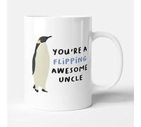 Victorian Printing Co - You're A Flipping Awesome Uncle - Penguin Gift Mug, Ceramic, 11fl.oz.
