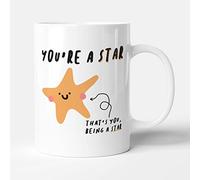 Victorian Printing Co - You're A Star Congratulations Gift Mug, Ceramic, 11fl.oz.