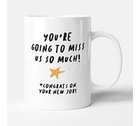Victorian Printing Co - You're Going to Miss Us So Much - Funny Leaving Gift Mug, Ceramic, 11fl.oz.