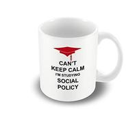 Victorian Printing Company - Can't Keep Calm I'm Studying Social Policy - Mug, Ceramic, 11fl.oz.