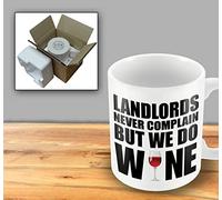 Victorian Printing Company - Landlords Never Complain But We Do Wine Mug, Ceramic, 11fl.oz.