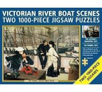 Victorian River Boat Scene - Two 1000 Piece Jigsaws - The Captain & The Mate, 1873 & The Captain's Daughter, 1873 by James Tissot