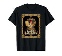 Victorian Rooster Cock Male Chastity Chicken in A CAGE T-Shirt