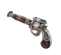 VICTORIAN STEAMPUNK PISTOL 31CM HARD FOAM FANCY DRESS ACCESSORY