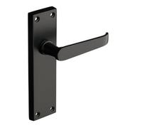 Victorian Straight Lever Door Handle - Matte Black - Internal - Designer Levers