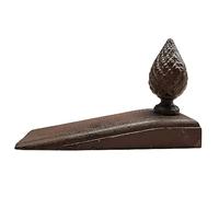 Victorian Style Cast Iron Doorstop - Door Wedge Pinecone Decorative Finial