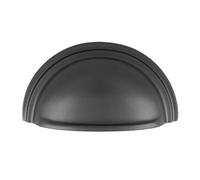 Victorian Style Cup Pull Handle Traditional Drawer and Cabinet Handle Classic Period Furniture Hardware (Anthracite)