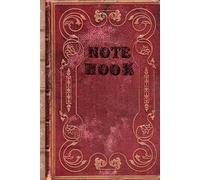 Victorian style notebook: an elegant stylish diary, with subtil illutrated pages