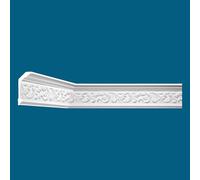 Victorian Style Polystyrene Coving Cornice, Lightweight & Durable Ceiling Moulding Trim, Easy DIY Install, Paintable, Moisture Resistant Decorative Coving for Ceiling (Victorian3, 2 Meters)