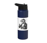 Victorian T Rex Dinosaur Tea Party Stainless Steel Insulated Water Bottle