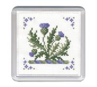 Victorian Thistles Coaster - Cross Stitch Kit