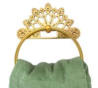 Victorian Towel Ring | Solid Brass |Brass Polished 6 inches | Hand Towel Hanger | Round Towel Holder for Bathroom, Toilet,Kitchen Accessories Handmade | Wall Mounted | Napkin Holder