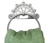 Victorian Towel Ring | Solid Brass | Chrome 6 inches | Hand Towel Hanger | Round Towel Holder for Bathroom, Toilet,Kitchen Accessories Handmade | Wall Mounted | Napkin Holder