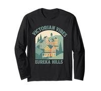 Victorian Vibes Shirt Eureka Hills Historic Arkansas Homes Long Sleeve T-Shirt