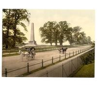 Victorian View of Dublin Phoenix Park, Dublin, County Dublin, Ireland, Large A3 size 41 by 28 cm Canvas Textured Fine Art Paper Photo Print