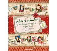 Victorian Vintage Christmas Wrapping Paper Book | 10 Classic Sheets, 9 Gift Tags & DIY Ideas Included