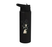 Victorian Woman Axe Art Stainless Steel Insulated Water Bottle