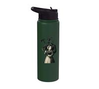 Victorian Woman Axe Art Stainless Steel Insulated Water Bottle