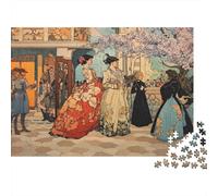 Victorian Women Fashion 1000 Piece Jigsaw Puzzle Cognitive Development Party Puzzle Game Cosy Night In Sturdy Paper 38x26cm/1000pcs