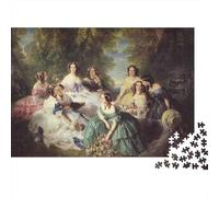 Victorian Women Gathering 1000 Pieces Puzzle ForAdults Kids Beautiful View Victorian Gathering Decoration Puzzle Decompression Jigsaw for Men And Women Challenging Puzzles Jigsaw 38x26cm/1000pcs