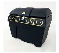 Victoriana Salt and Grit Bin with Hasp and Stapl 200L Black