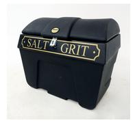 Victoriana Salt and Grit Bin without Hopper Feed with Hasp and Stapl 200L Black 399669