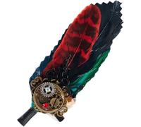 Victorians Gear Clock Brooch Clip Steampunk Hat Pin Decorative Corsages Clock Gear Barrettes Hairpin Hair Accessories for Women