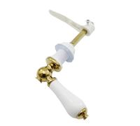 Victorians Styles Ceramics Toilet Flush Handle Sturdy Zines Alloy Cores Accessory for Bathroom Upgrades Daily Use Ceramics Cistern Levers
