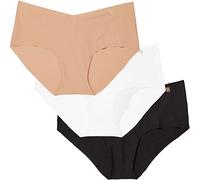 Victoria's Secret 3 Womens Hiphuggers Seamless Panties, Nude 1, Medium