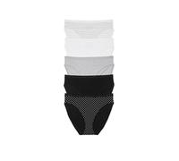 Victoria's Secret 5-Pack Stretch Cotton High-Leg Brief Panties, Multi, M