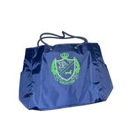 Victoria's Secret Pink Reversible Canvas Tote Bag Color Blue/Green New