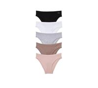 Victoria's Secret PINK Women's Cotton Cheeky Underwear, Minimal Coverage Panties for Women, Multi Pack (XS-XXL), Spring Basic, S