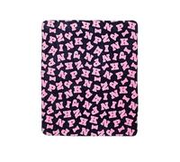Victoria's Secret Plush Blanket Size 60" x 50" Multicolor Logo Print New
