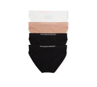 Victoria's Secret Seamless Bikini Panty Pack, Underwear for Women, 4 Pack, Multi (M), Multi, M