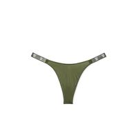 Victoria's Secret Very Sexy Shine Strap Smooth Thong Panty Color Green New, Woodland Green, M